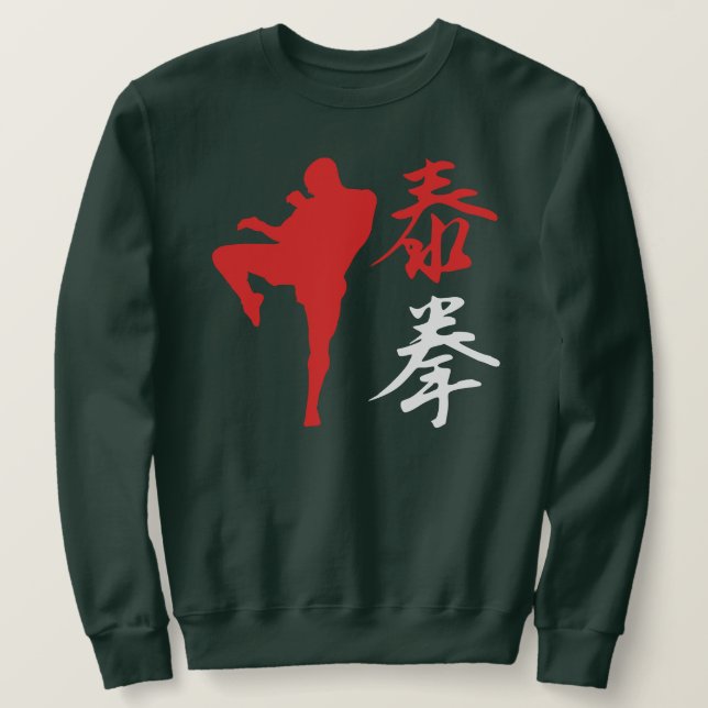 Thai Boxning Lång Ärmad Tröja (Design framsida)