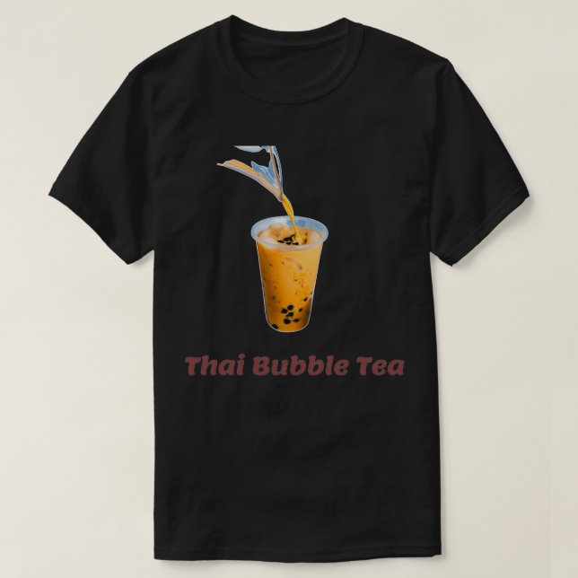 Thai Bubble Tea 3 T Shirt (Design framsida)