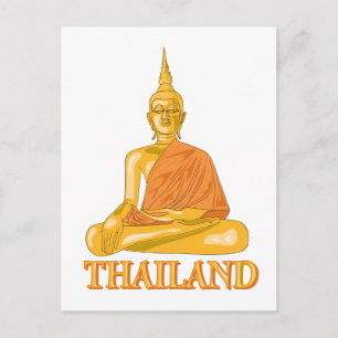 Thai Buddha Vykort