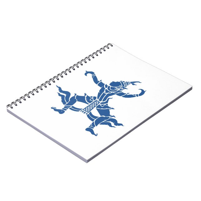 Thai Dancer ⚠ Thailand - ⚠ Anteckningsbok Med Spiral (Vänstra Sidan)