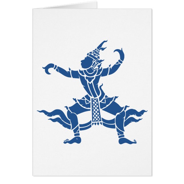 Thai Dancer ⚠ Thailand - ⚠ Hälsningskort (Framsidan)