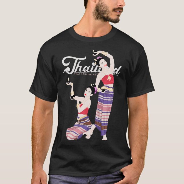 Thai Dancing Art T Shirt (Framsida)