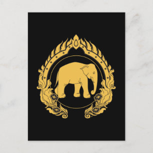 Thai Elephant Vykort