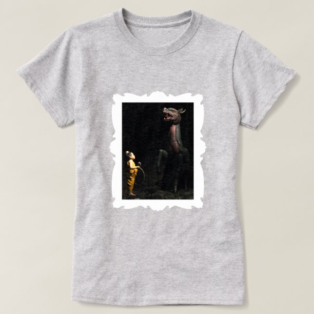 Thai Fairytale - Phra Aphai Mani * Dragon Horse Tee Shirt (Design framsida)