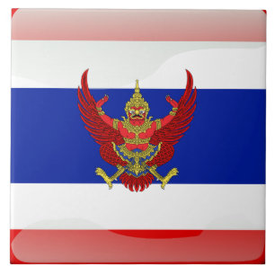 Thai flagga kakelplatta