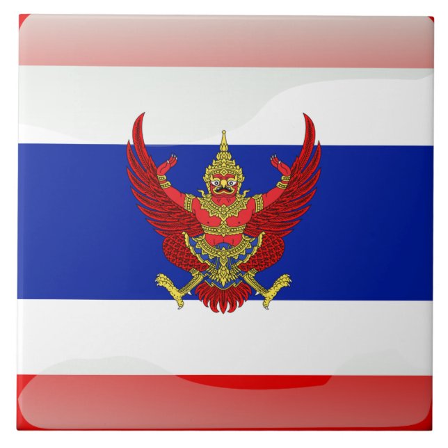 Thai flagga kakelplatta (Framsidan)