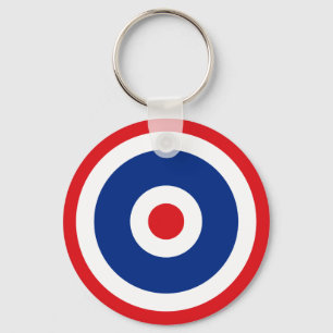 Thai Flagga Roundel Target Nyckelring