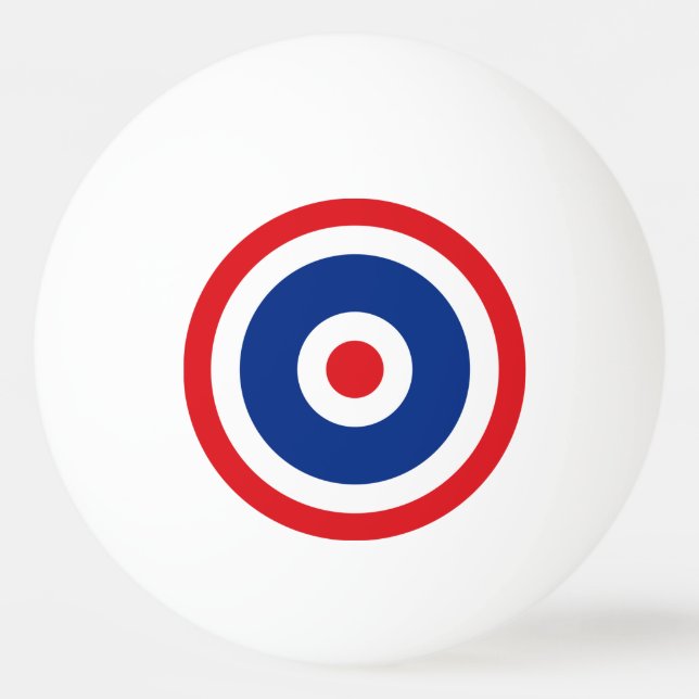 Thai Flagga Roundel Target Pingisboll (Framsidan)