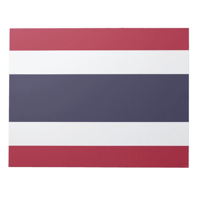 Thai Flagga (Thailand) Anteckningsblock (Framsida)