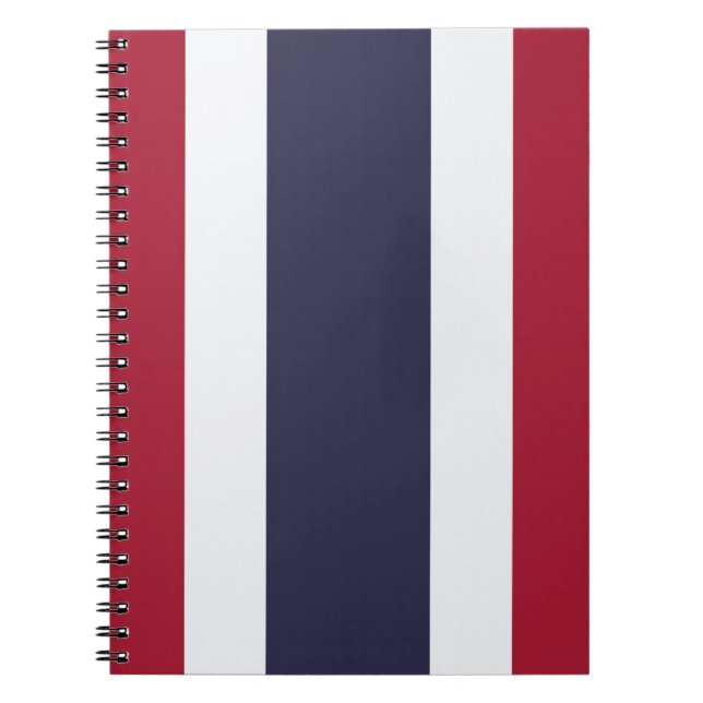 Thai Flagga (Thailand) Anteckningsbok (Framsidan)