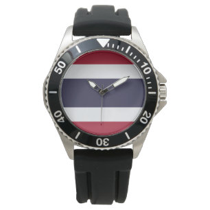 Thai Flagga (Thailand) Armbandsur