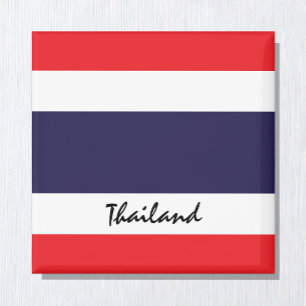 Thai flagga & Thailand helgdag/sportfantaster Magnet