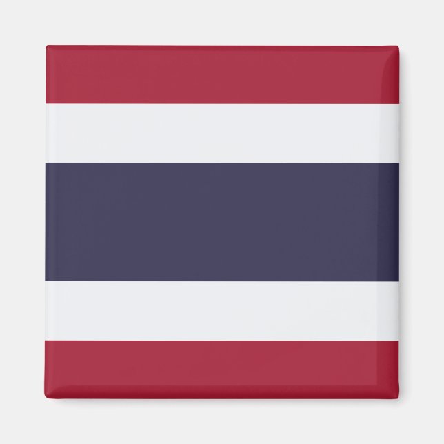 Thai Flagga (Thailand) Magnet (Framsidan)