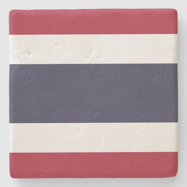 Thai Flagga (Thailand) Stenunderlägg (Framsidan)