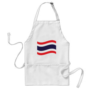 Thai Flagga Wave Förkläde