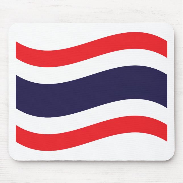 Thai Flagga Wave Musmatta (Framsidan)