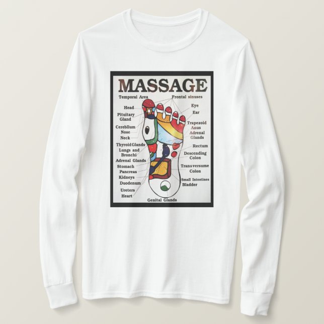 Thai Foot-massage ~ Reflexology karta Tröja (Design framsida)