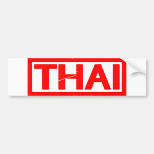 Thai Frimärke Bildekal