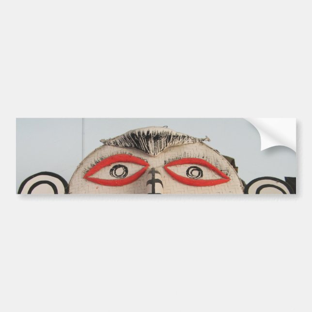 Thai Ghost Ansikte, Phi Ta Khon Mask Festival, Loe Bildekal (Framsidan)