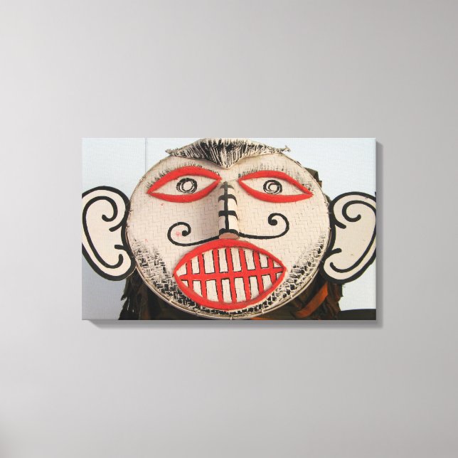 Thai Ghost Ansikte, Phi Ta Khon Mask Festival, Loe Canvastryck (Framsida)