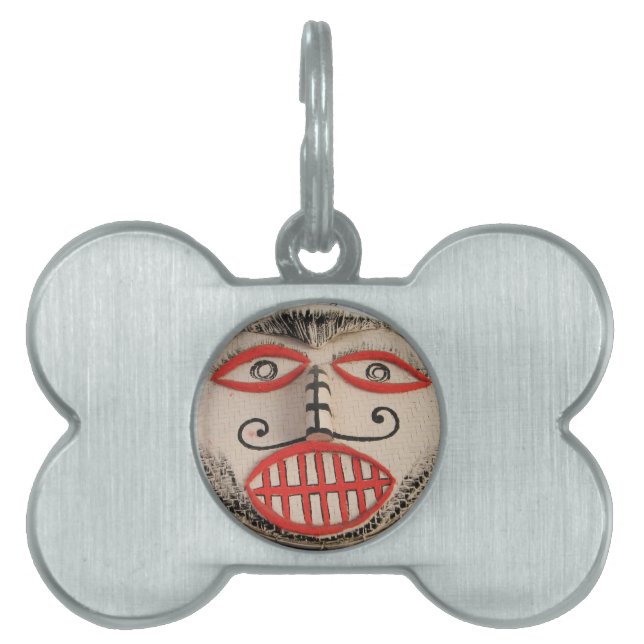 Thai Ghost Ansikte, Phi Ta Khon Mask Festival, Loe ID-bricka Husdjur (Framsidan)