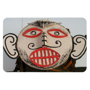 Thai Ghost Ansikte, Phi Ta Khon Mask Festival, Loe Magnet