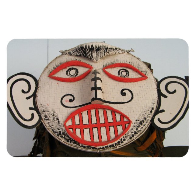 Thai Ghost Ansikte, Phi Ta Khon Mask Festival, Loe Magnet (Horisontell)