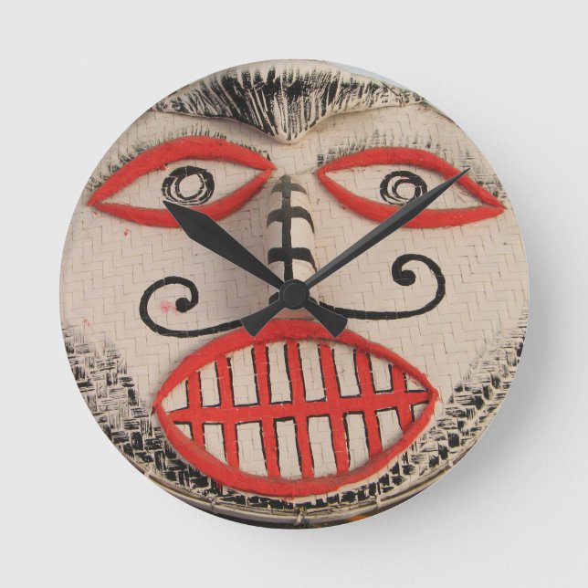 Thai Ghost Ansikte, Phi Ta Khon Mask Festival, Loe Rund Klocka (Framsida)