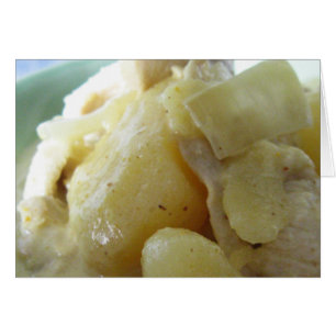 Thai Gult Curry [แ ก ง ก ะ ห รี่] ... Asian Street Hälsningskort