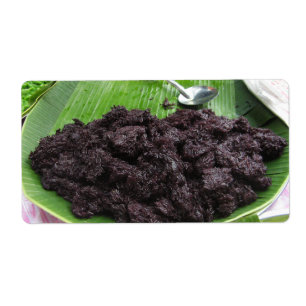 Thai Lao Black Ris [Khao Niao Dam] Fraktsedel