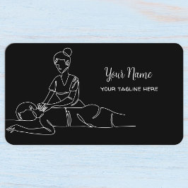 Thai Massage Mobile Spa Affärskort Visitkort