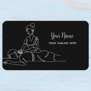 Thai Massage Mobile Spa Affärskort Visitkort