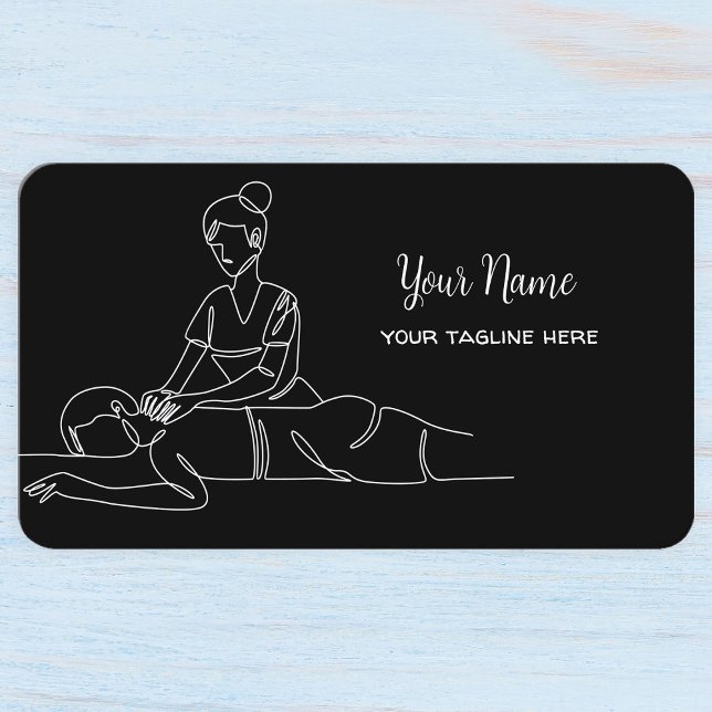 Thai Massage Mobile Spa Affärskort Visitkort (Skapare uppladdad)