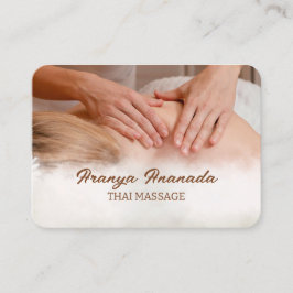 Thai Massage Spa Visitkort