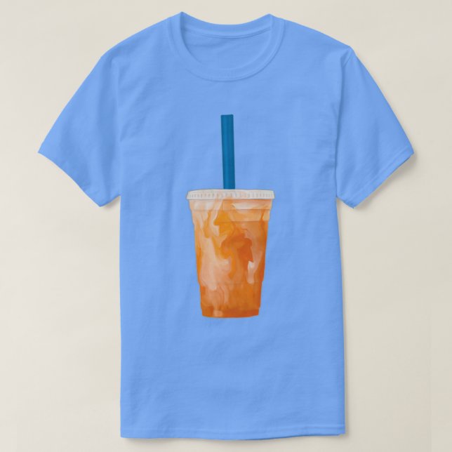 Thai Mjölk Tea T Shirt (Design framsida)