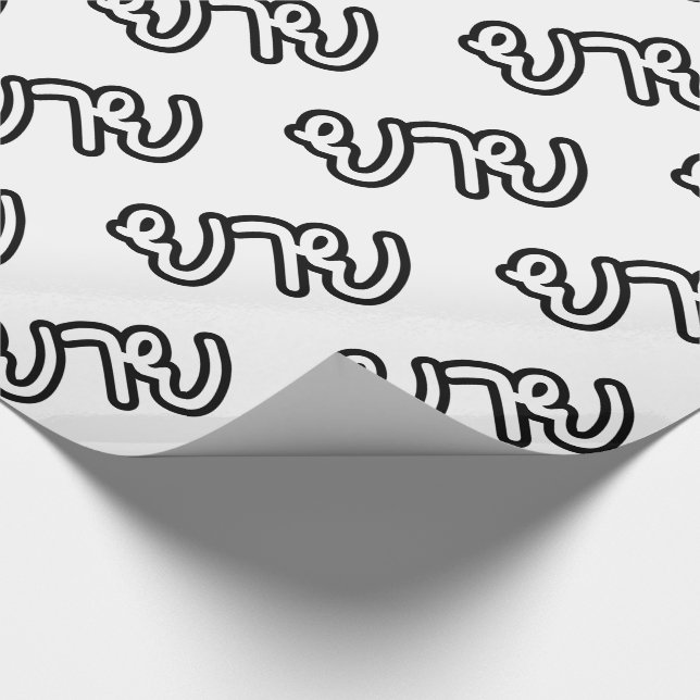 Thai (moderdjur) mormor - ย า ย/Yai Presentpapper (Hörn)