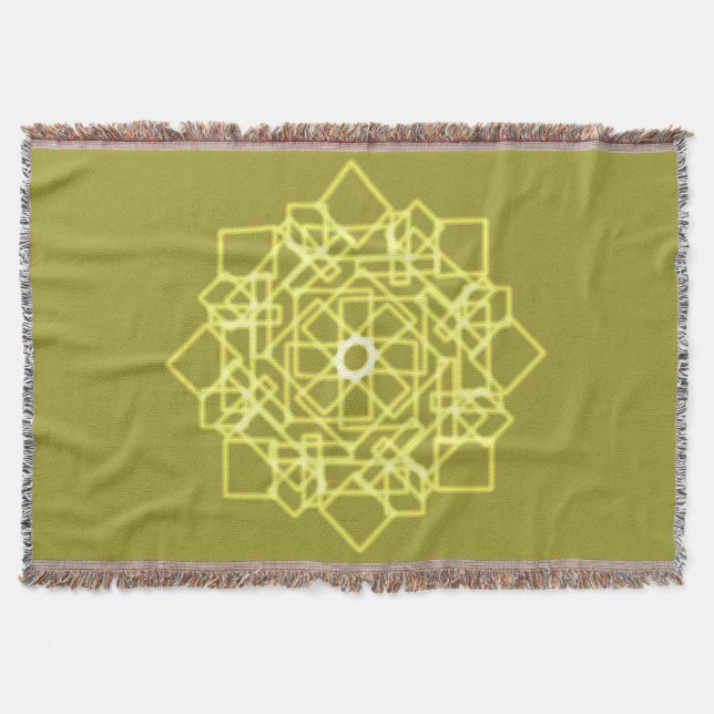 thai mönster i den moderna grafiska utformningen s filt (Framsidan)