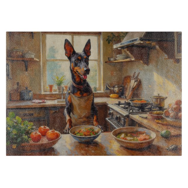 Thai Ridgeback lagar mat i köket (Framsidan)