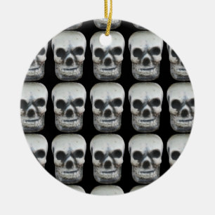 Thai Skull Julgransprydnad Keramik