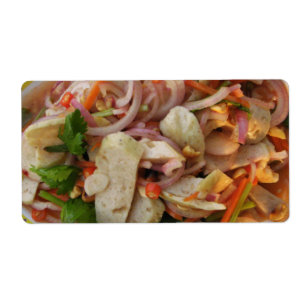 Thai Spicy Sause Salad ... Asian Street Food Fraktsedel