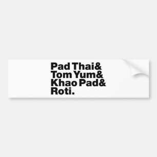Thai Street Food Bildekal