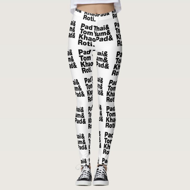 Thai Street Food Leggings (Framsida)
