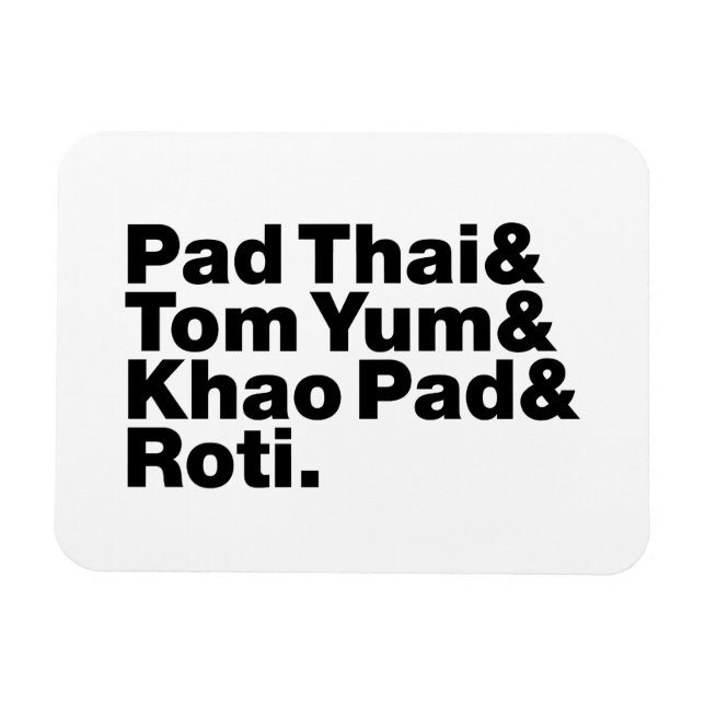 Thai Street Food Magnet (Horisontell)