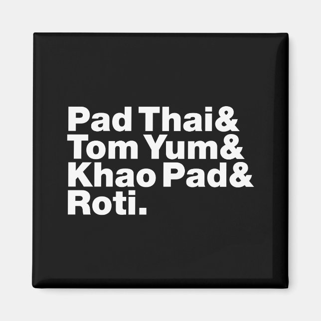 Thai Street Food Magnet (Framsidan)
