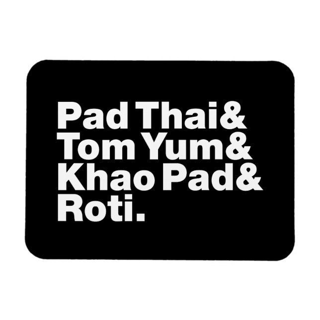 Thai Street Food Magnet (Horisontell)
