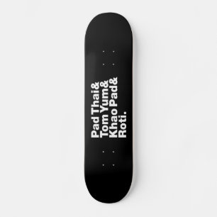 Thai Street Food Mini Skateboard Bräda 18,5 Cm