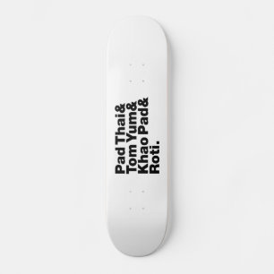 Thai Street Food Mini Skateboard Bräda 18,5 Cm