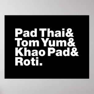 Thai Street Food Poster
