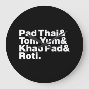 Thai Street Food Stor Klocka
