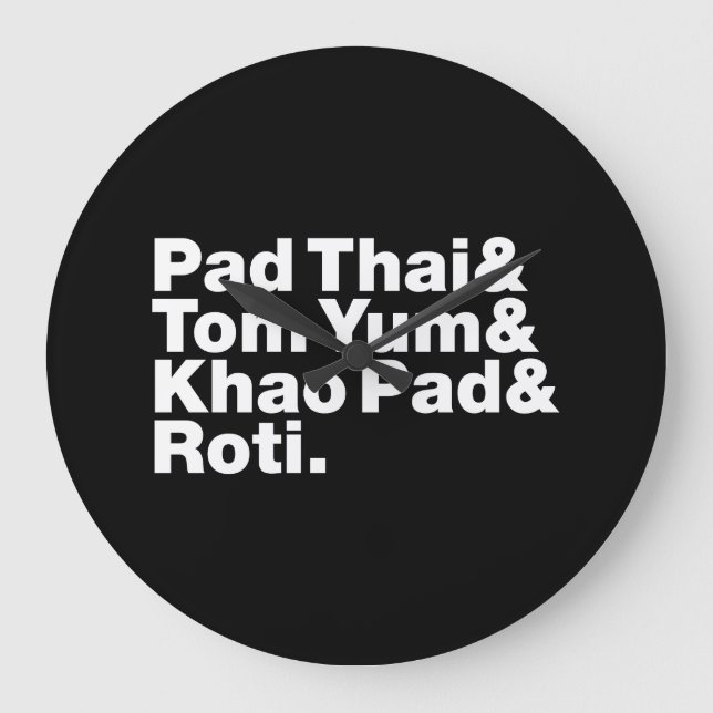 Thai Street Food Stor Klocka (Framsida)